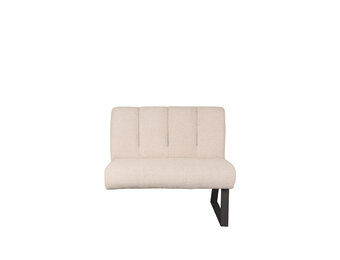 LABEL51 Eetkamerbank Modula - Naturel - Boucle - 2-Zits - 100x62x92 cm