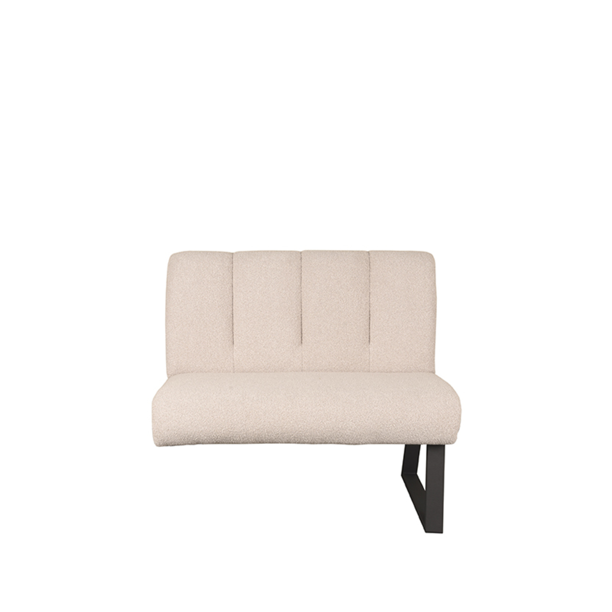 LABEL51 Eetkamerbank Modula - Naturel - Boucle - 2-Zits - 100x62x92 cm
