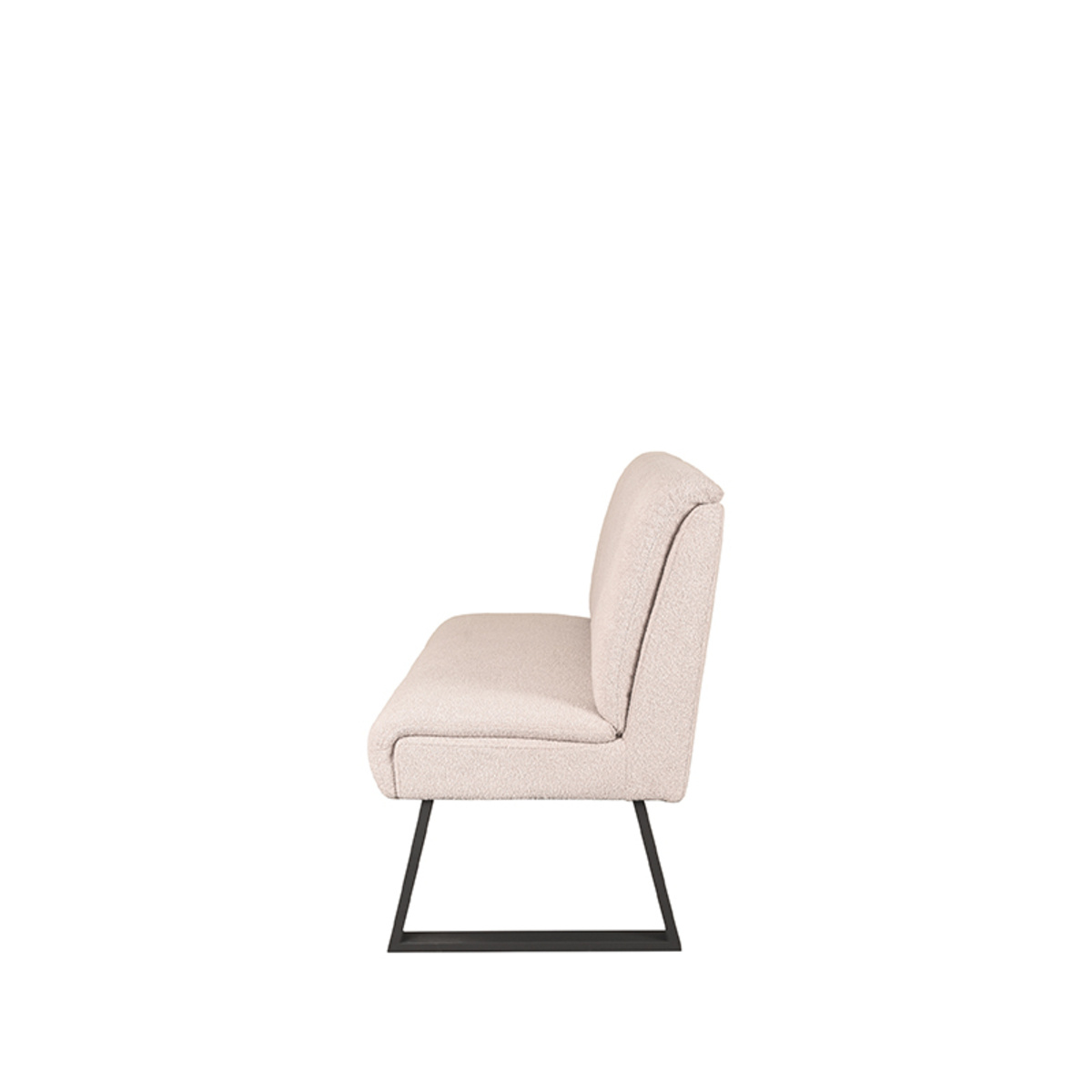 LABEL51 Eetkamerbank Modula - Naturel - Boucle - 2-Zits - 100x62x92 cm