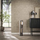 Hoyz Collection - Vloerlamp Organic Ø20 Cylinder - Zwart Nikkel