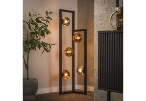 Hoyz Collection - Vloerlamp 5L Stellar - Artic Zwart