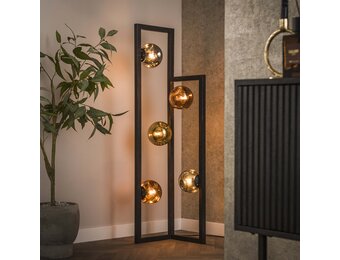 Hoyz Collection - Vloerlamp 5L Stellar - Artic Zwart