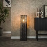 Hoyz Collection - Vloerlamp Ø22,5 Cilinder 90cm - Zwart Bruin