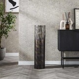 Hoyz Collection - Vloerlamp Ø22,5 Cilinder 90cm - Zwart Bruin