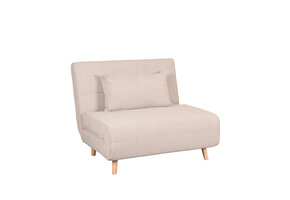 LABEL51 Slaapbank Single - Naturel - Boucle - Single | Naturel Poot