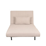 LABEL51 Slaapbank Single - Naturel - Boucle - Single | Naturel Poot