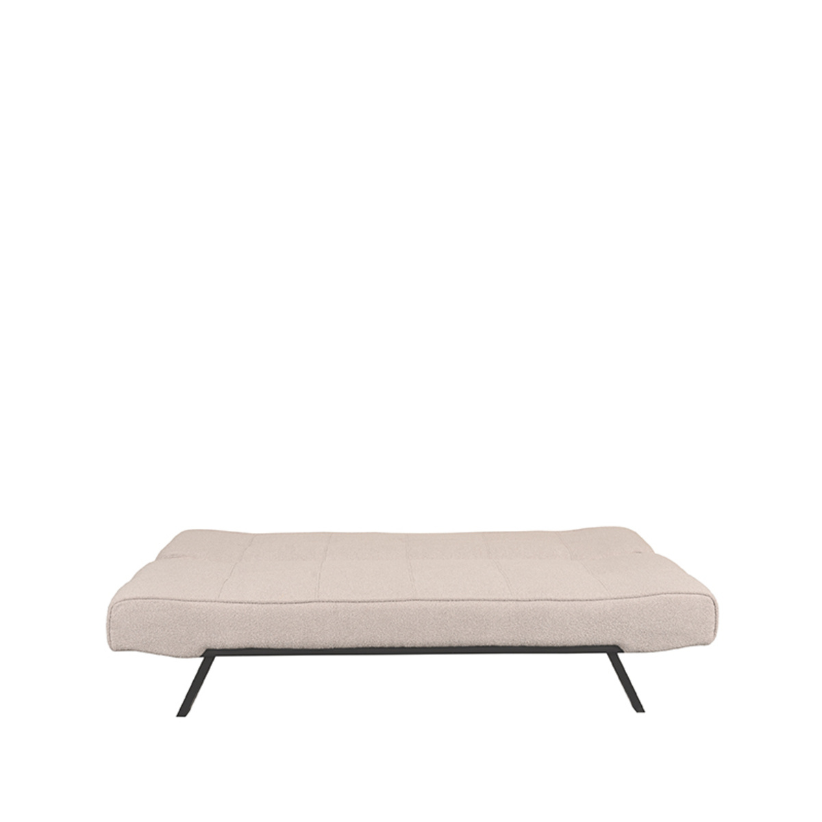 LABEL51 Slaapbank King - Naturel - Boucle - King | Zwarte Poot