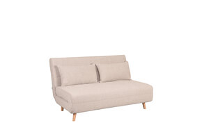 LABEL51 Slaapbank Double - Naturel - Boucle - Double | Naturel Poot