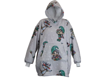 Unique Living - Oversized Xmas Hoodie - 70x50x87 - Natale