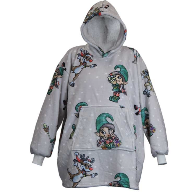 Unique Living - Oversized Xmas Hoodie - 70x50x87 - Natale