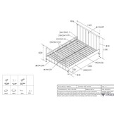 LUCEVI - Bronxx Bed 140x200cm - Zwart