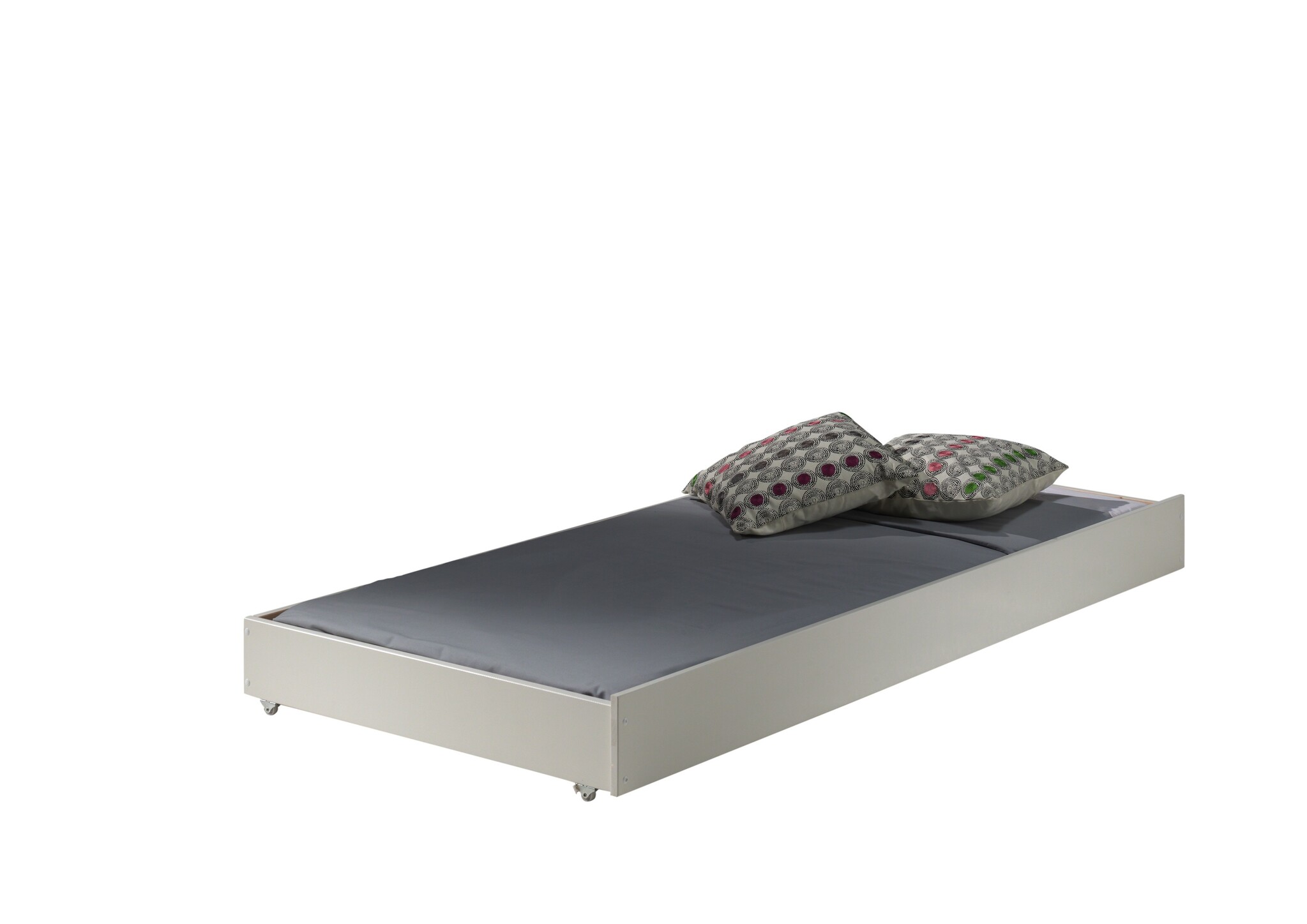 LUCEVI - Pino Stapelbed H140CM + Rolbed + Ladder - Bruin - 90x200 cm