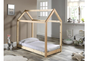 LUCEVI - Cabane Peuter Bed - 146x78x132cm - Beige
