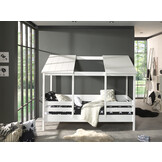 LUCEVI - Housebed 09 Huisbed 90x200cm - Wit