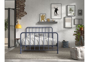 LUCEVI - Bronxx Bed 140x200cm - Blue Denim
