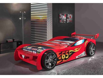 LUCEVI - Carbeds Lemans Bed 90x200cm - Rood