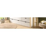 LUCEVI - Margrit Kajuitbed + 3 Laden + Rolbed - Wit - 90x200 cm