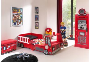 LUCEVI - Peuter Fire Truck - 147x77x61cm - Rood