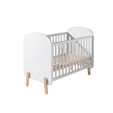 LUCEVI - Kiddy Babybed 60x120 cm + Commode 3 Laden - Wit