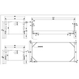 LUCEVI - Amori bed + Rolbed - Wit - 90x200 cm