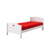 LUCEVI - Amori bed + Rolbed - Wit - 90x200 cm