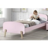 LUCEVI - Kiddy bed + Nachtkastje + Speelkoffer - Roze - 90x200 cm
