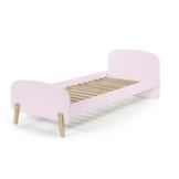LUCEVI - Kiddy bed + Nachtkastje + Speelkoffer - Roze - 90x200 cm