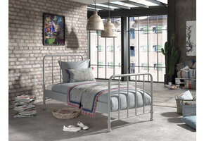 LUCEVI - Bronxx Bed 90x200cm - Rainy Grey