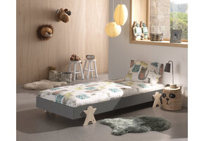 LUCEVI - Modulo Smiley Bed 90x200cm - Grijs