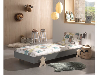 LUCEVI - Modulo Smiley Bed 90x200cm - Grijs