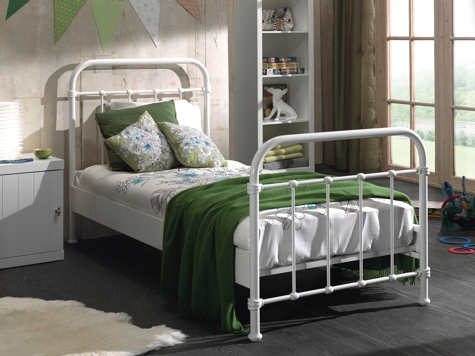 LUCEVI - New York Bed 90x200cm - Wit