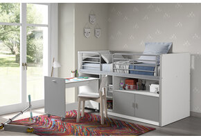 LUCEVI - Bonny 91 Halfhoogslaper 90x200cm - Zilver