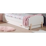 LUCEVI - Kiddy bed + Rolbed + Bureau - Wit - 90x200 cm