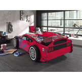 LUCEVI - Carbeds Panther Power Bed 90x200cm - Rood
