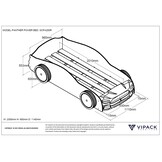 LUCEVI - Carbeds Panther Power Bed 90x200cm - Rood