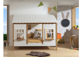 LUCEVI - Housebed 05 Huisbed 90x200cm - Wit