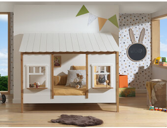 LUCEVI - Housebed 05 Huisbed 90x200cm - Wit