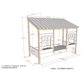 LUCEVI - Housebed 05 Huisbed 90x200cm - Wit