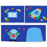 LUCEVI - Pino Halfhoogslaper + Ladder + Glijbaan + Astro Gordijntjes + Astro Tunnel - Wit - 90x200 cm