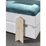 LUCEVI - Modulo Pijl Stapelbare bedden - 4 stuks - Wit - 90x200 cm