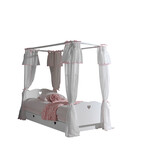 LUCEVI - Amori Hemelbed + Bedlinnen + Rolbed - Wit - 90x200 cm