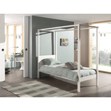 LUCEVI - Pino Hemelbed 90x200cm - Wit