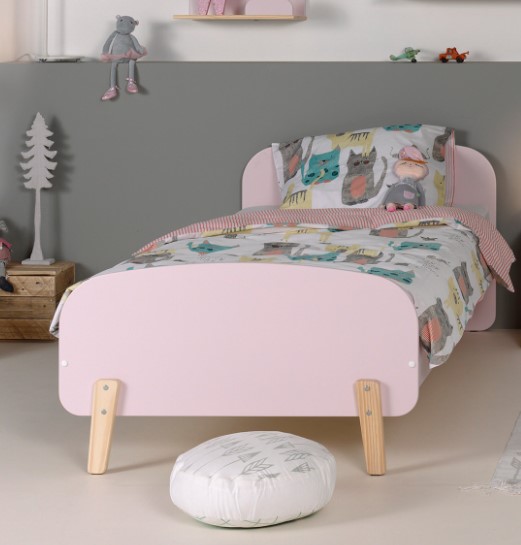 LUCEVI - Kiddy Bed 90x200cm - Roze