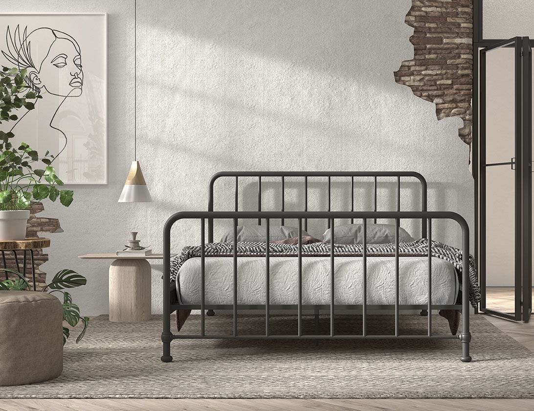 LUCEVI - Bronxx Bed 160x200cm - Zwart