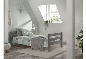 LUCEVI - Pino Bed 90x200cm - Grijs