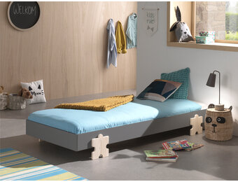 LUCEVI - Modulo Puzzle Bed 90x200cm - Grijs