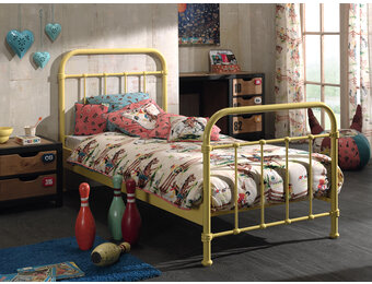 LUCEVI - New York Bed 90x200cm - Geel