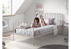 LUCEVI - Alice Bed 90x200cm - Roze
