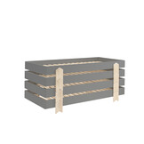 LUCEVI - Modulo Pijl Stapelbare bedden - 4 stuks - Grijs - 90x200 cm