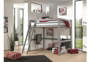 LUCEVI - Pino Hoogslaper 140x200 cm - Grijs